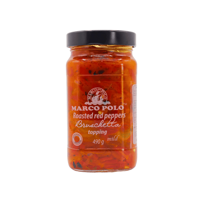 Marco Polo Roasted Red Peppers Mild 490g