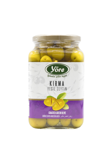 Yore Green Cracked Olives 990g Olives