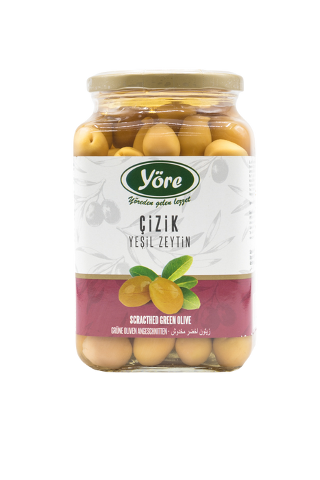 Yore Green Scratched Olives 990g Olives