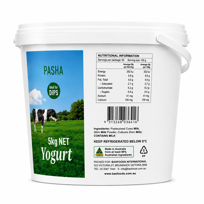 Pasha Natural Yoghurt 5kg