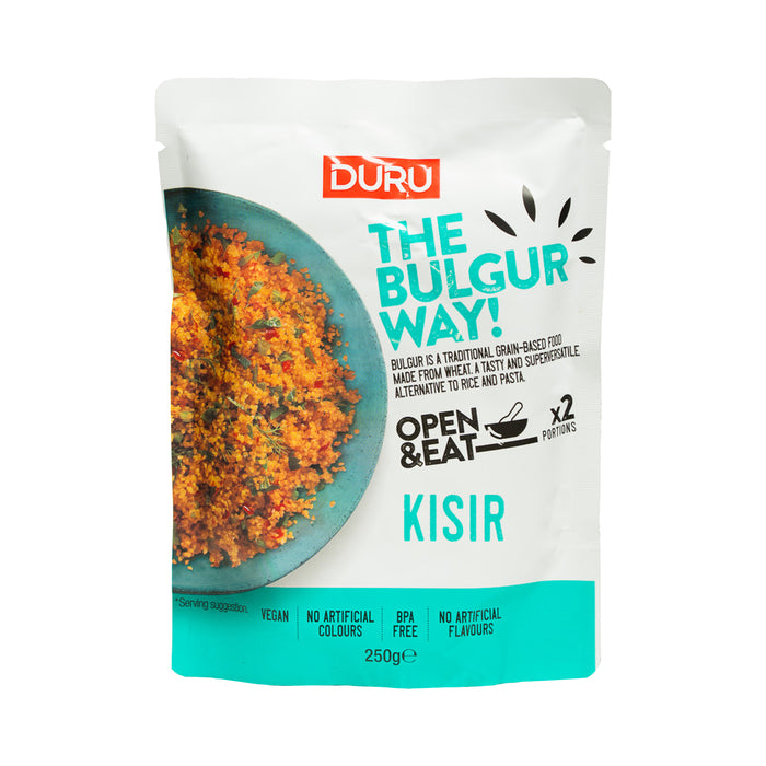 Duru Heat & Eat Ready Bulgur – Single Box – Kısır (Turkish Style Salad)
