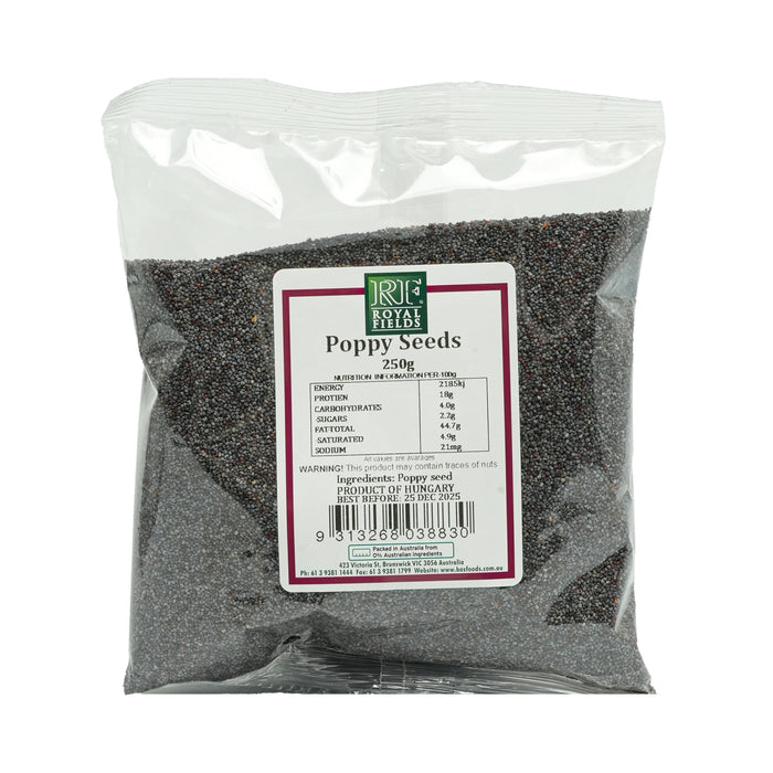 Royal Fields Poppy Seeds Black