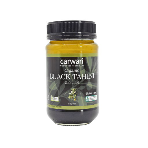 Carwari Organic Black Tahini 375g Dips