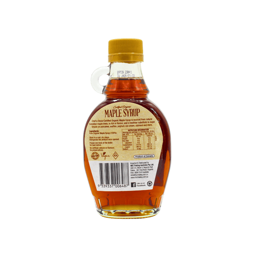 Certified Organic Maple Syrup 189mL Syrup