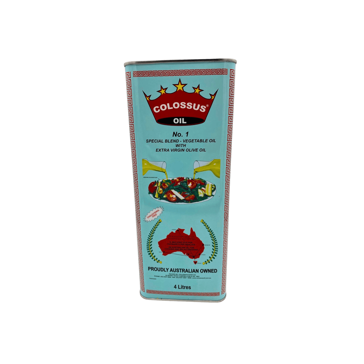 Colossus Veg & Olive Oil 4L — Basfoods