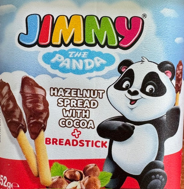 JIMMY The Panda  - Cocoa and Hazelnut + Bread Sticks