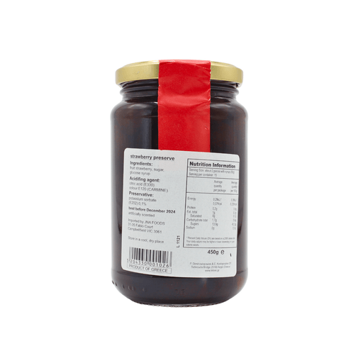 K. Klonis Preserve Strawberry 450g Jam