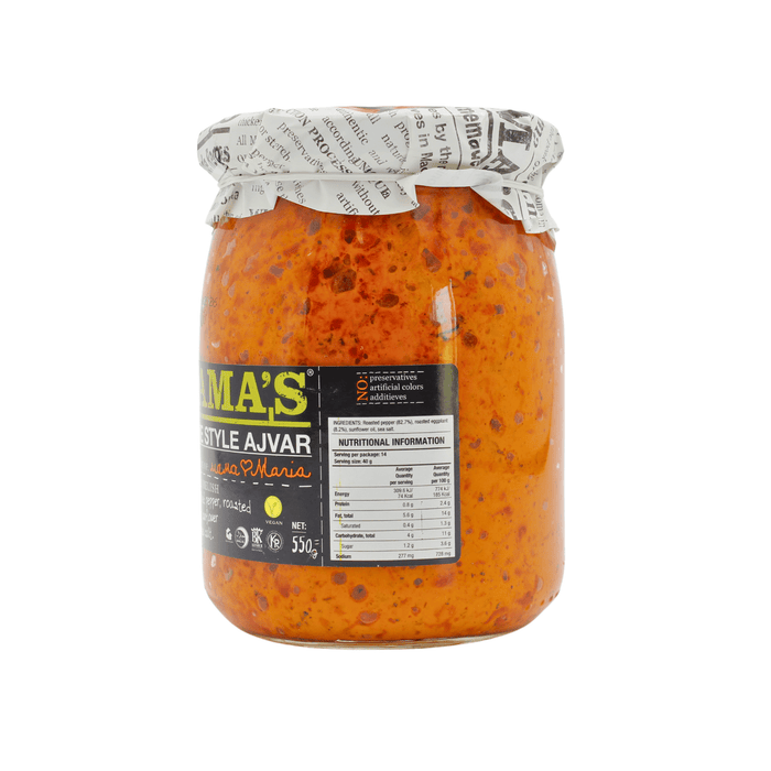 Mama's Ajvar Mild 550g