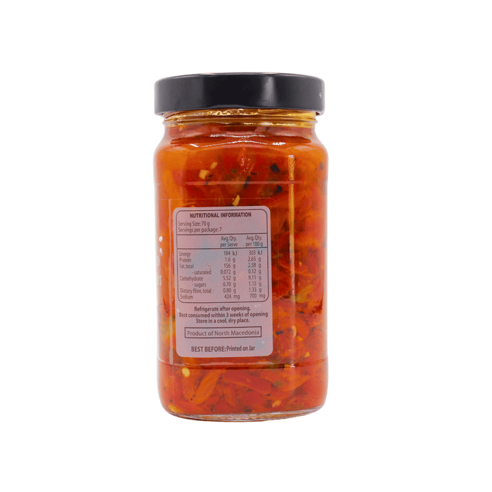 Marco Polo Roasted Red Peppers Mild 490g
