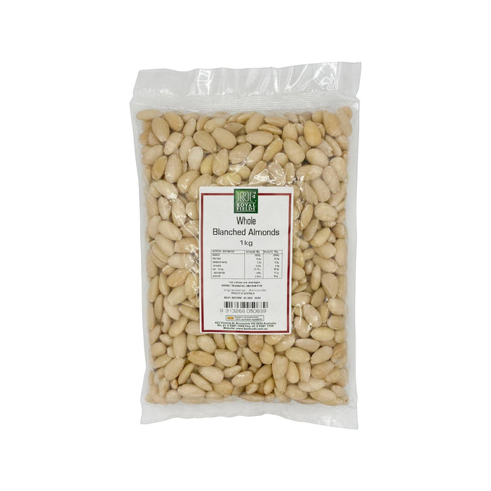 Royal Fields Almonds Whole Blanched Nuts