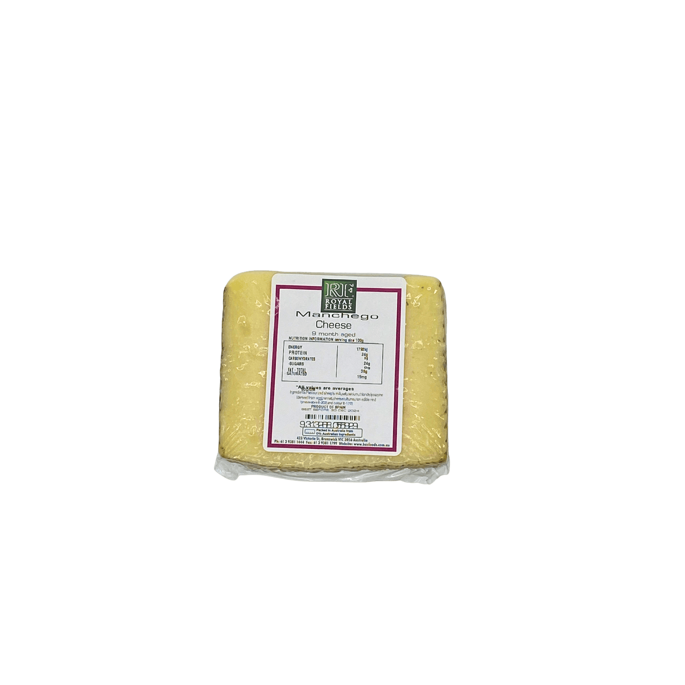 Royal Fields Manchego Cheese 28.99 PER KILO — Basfoods