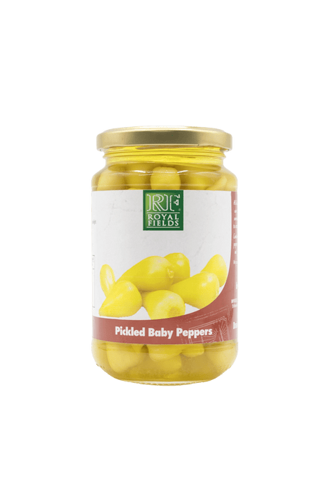 Royal Fields Pickled Baby Peppers 370mL Peppers