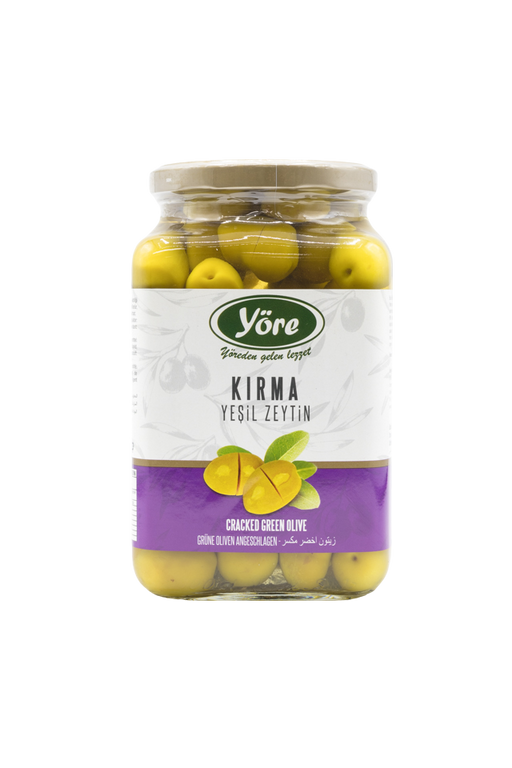 Yore Green Cracked Olives 990g Olives